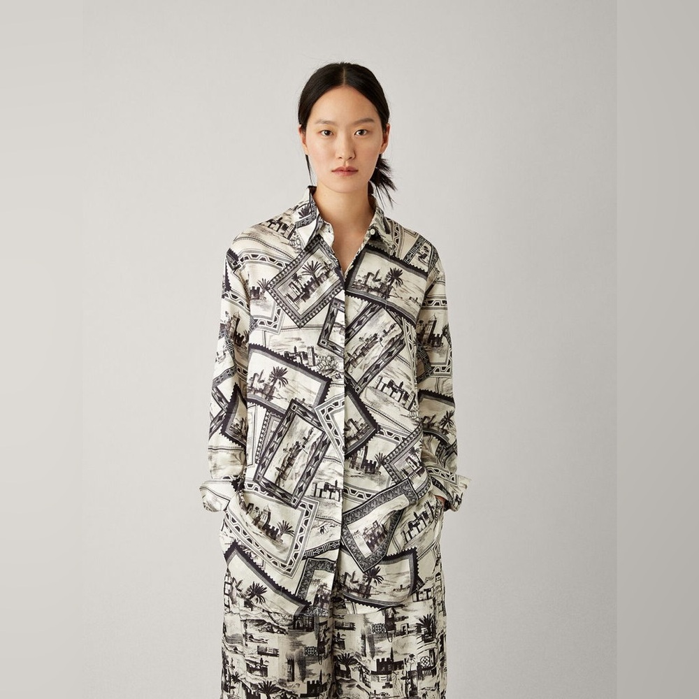 JOSEPH

Dawson Big Stamp Print Blouse - Picture 2 of 16